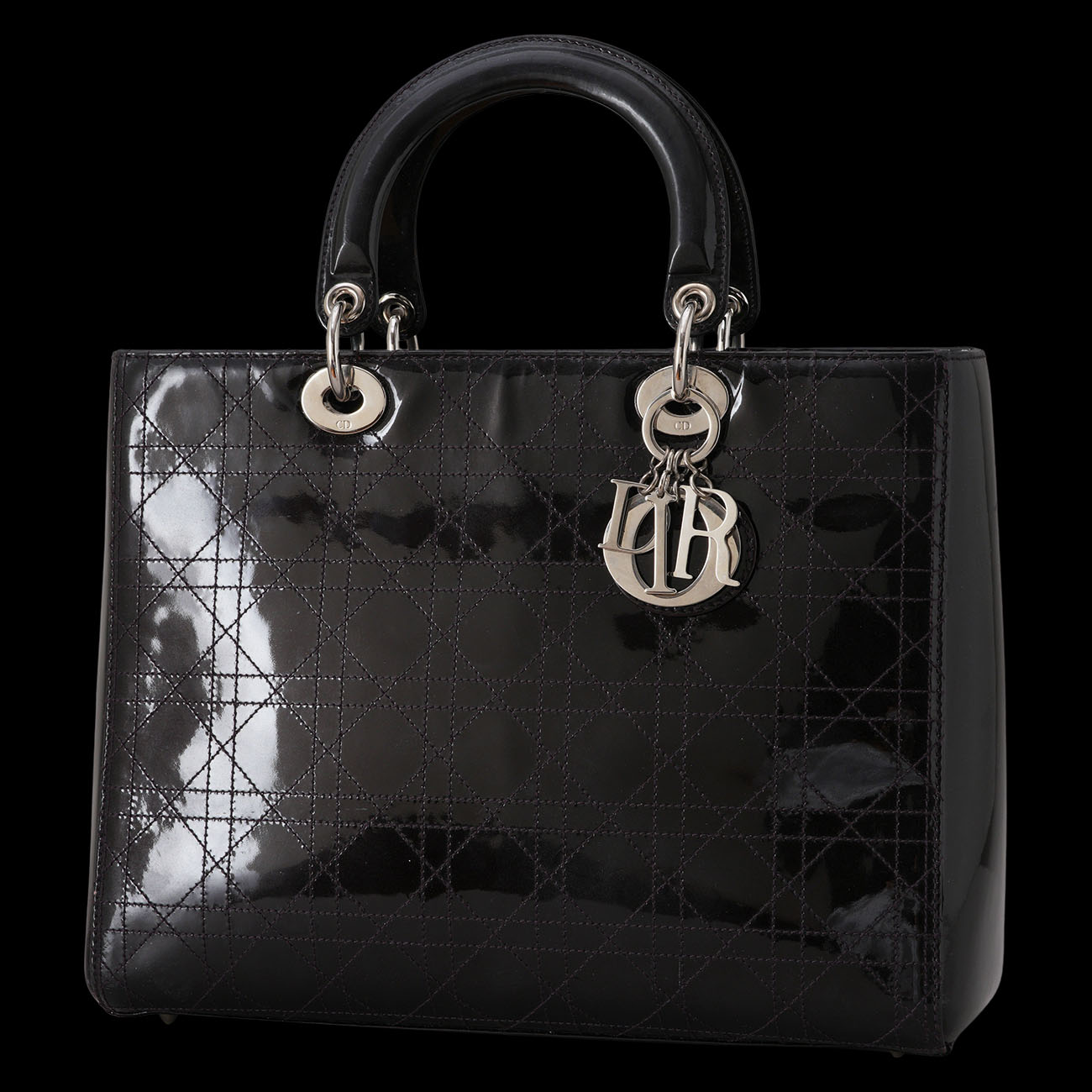 CHRISTIAN DIOR(USED)디올 페이던트 레이디백 라지